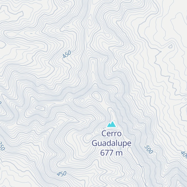 Map of Cerro Árbol