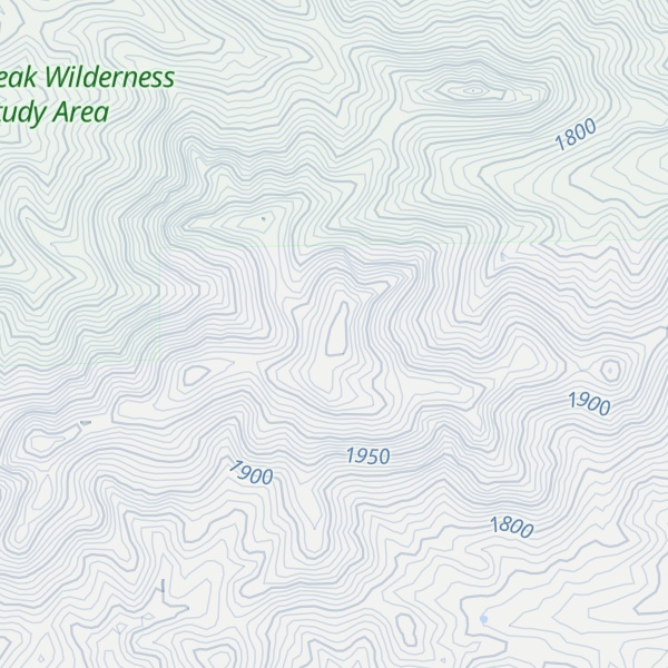 Map of Gray Mountain