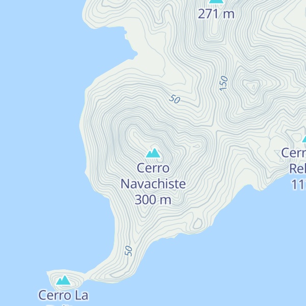 Map of Cerro Navachiste