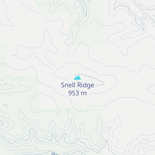 Map of Snell Ridge