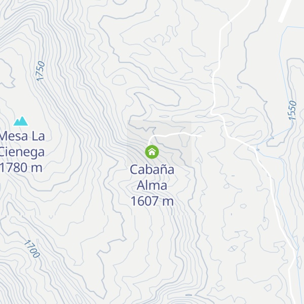 Map of Cabaña Alma