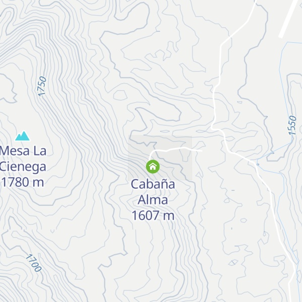 Map of Cabaña Villareal