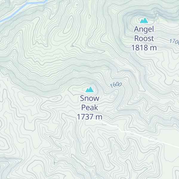 Map of Snow Peak