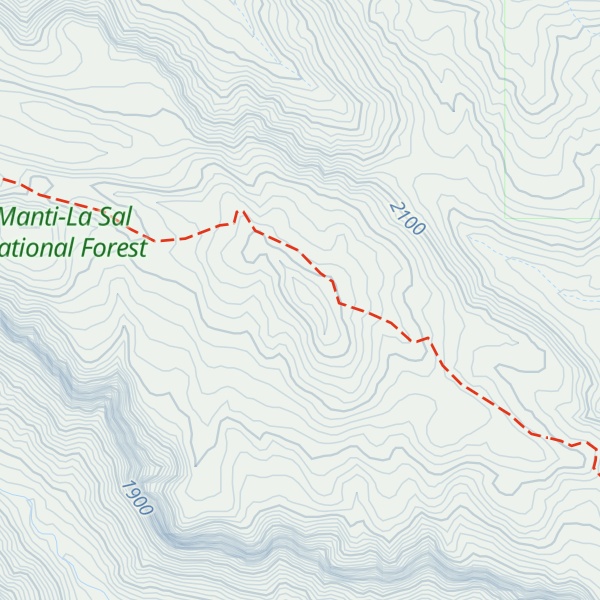 Map of Sinbad Ridge