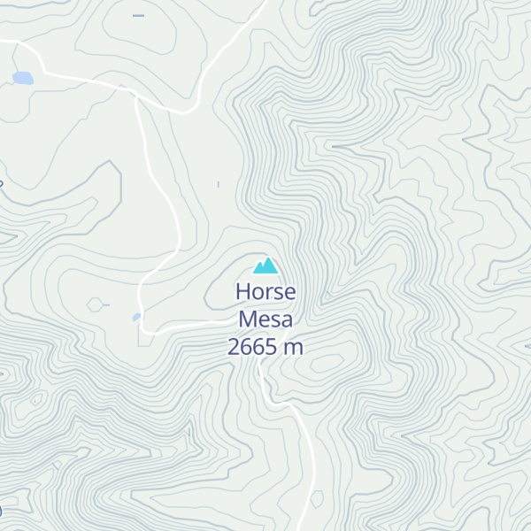 Map of Horse Mesa