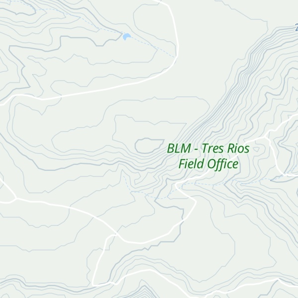 Map of Horse Range Mesa