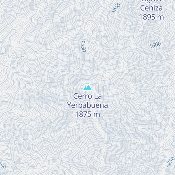 Map of Cerro La Yerbabuena
