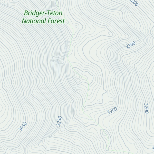 Map of Christina Mountain