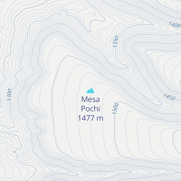 Map of Mesa Pochi