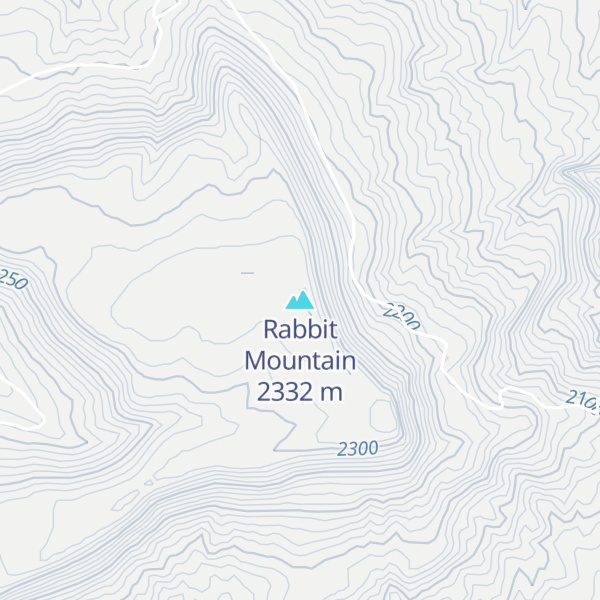 Map of Rabbit Mountain