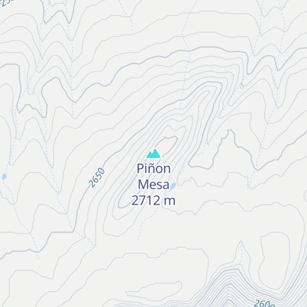 Map of Piñon Mesa