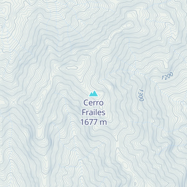 Map of Cerro Frailes