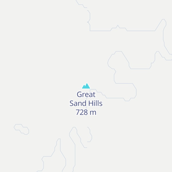 Map of Great Sand Hills