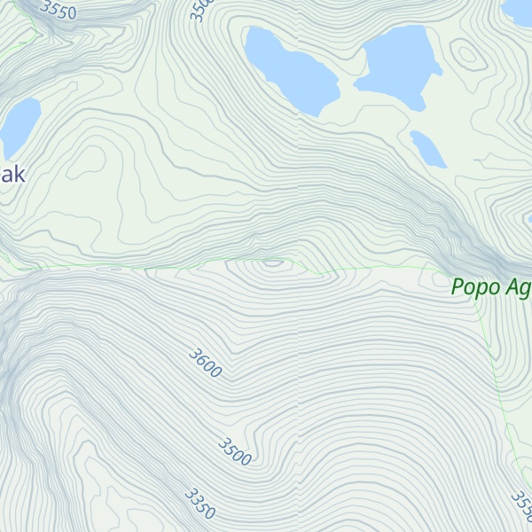 Map of Atlantic Peak