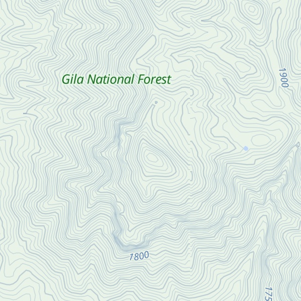 Map of Yellowjacket Peak