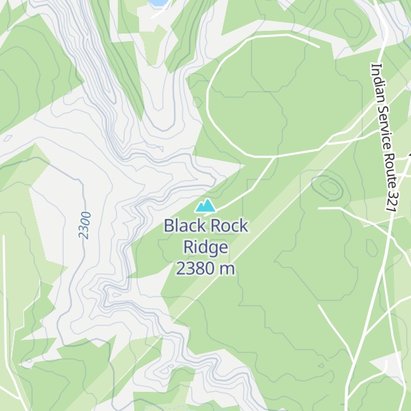 Map of Black Rock Ridge