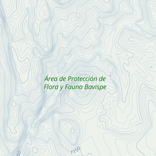 Map of Cerro El Pulpito