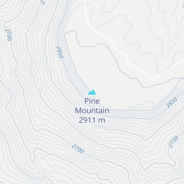Map of Pine Mountain