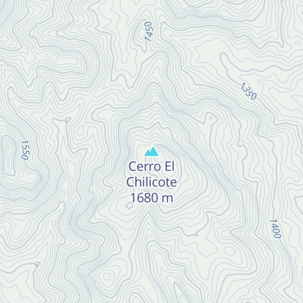 Map of Cerro El Chilicote