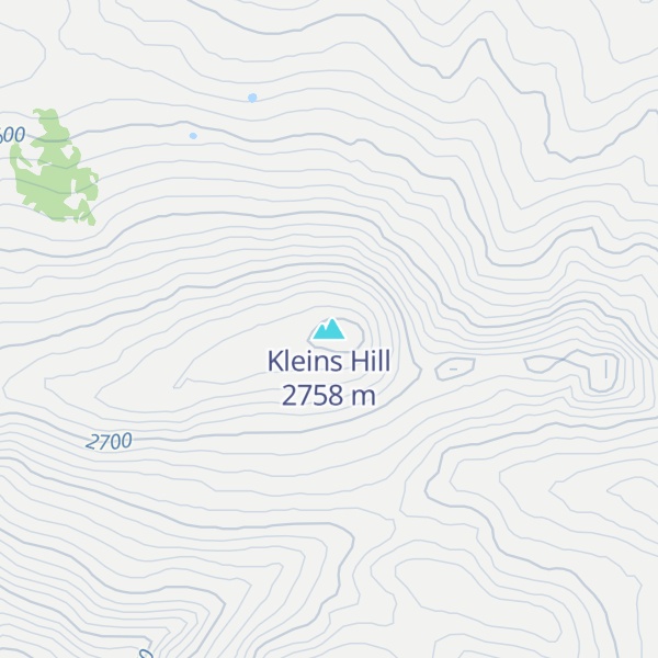 Map of Kleins Hill