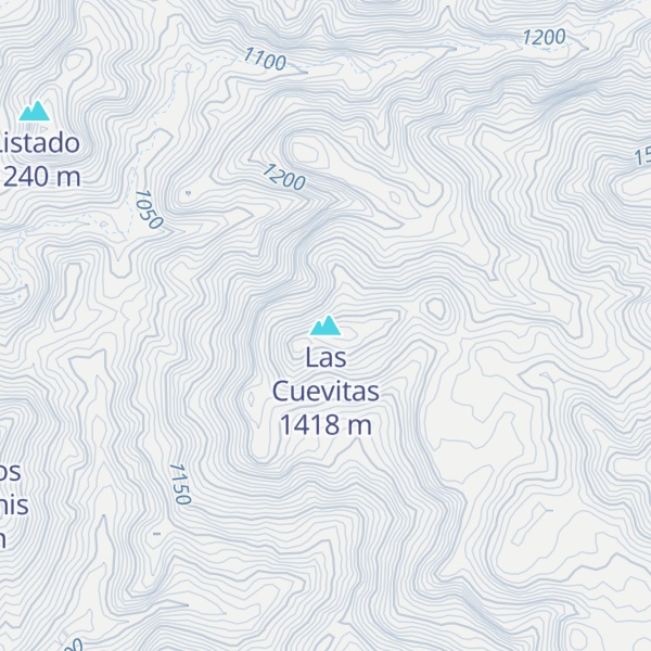 Map of Las Cuevitas