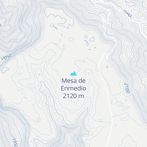 Map of Mesa de Enmedio