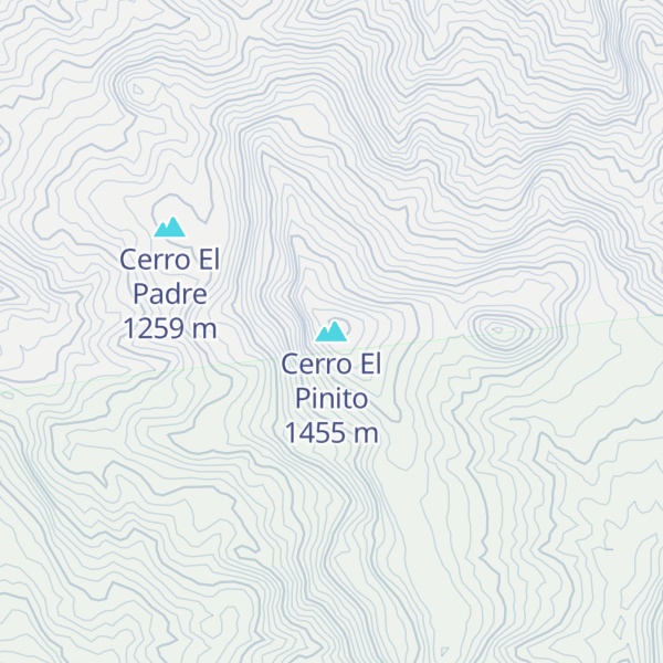 Map of Cerro El Pinito