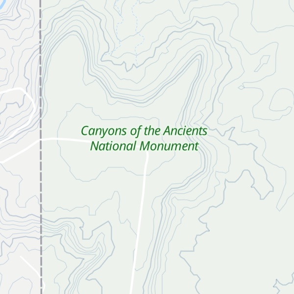 Map of Mail Trail Mesa