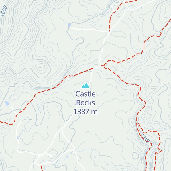 Map of Castle Rocks