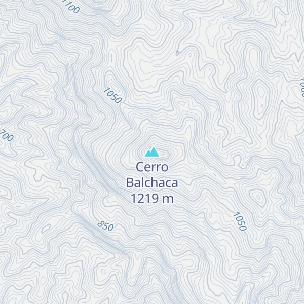 Map of Cerro Balchaca