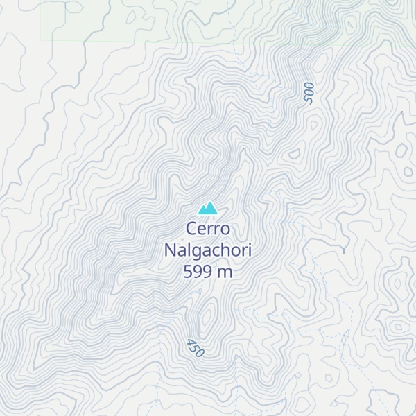 Map of Cerro Nalgachori