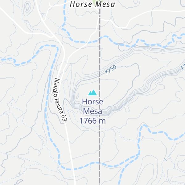 Map of Horse Mesa