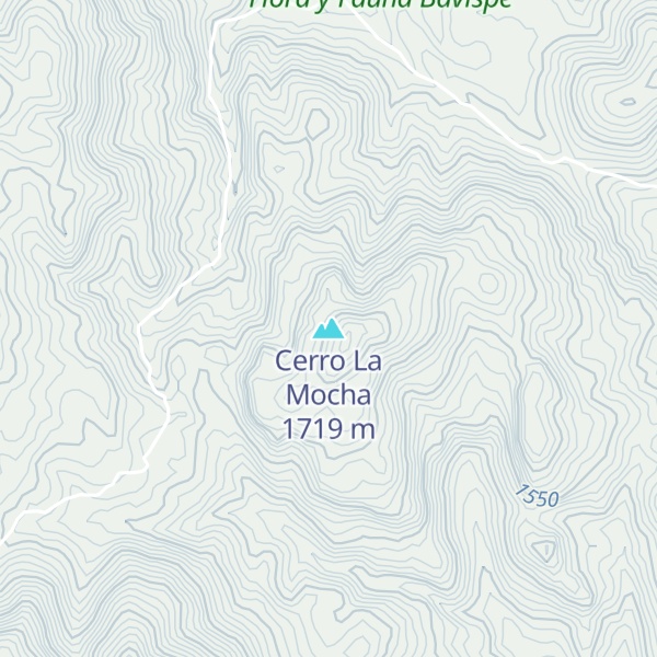 Map of Cerro La Mocha