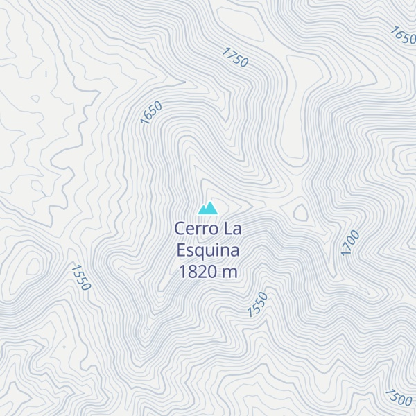 Map of Cerro La Esquina