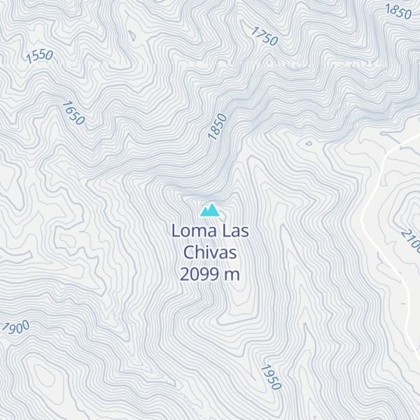 Map of Loma Las Chivas