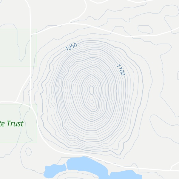 Map of McCann Butte