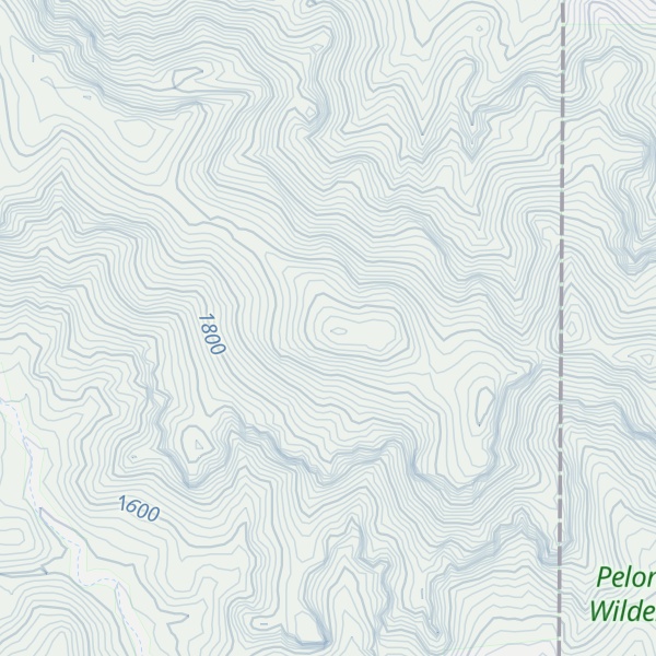 Map of Doubtful Peak