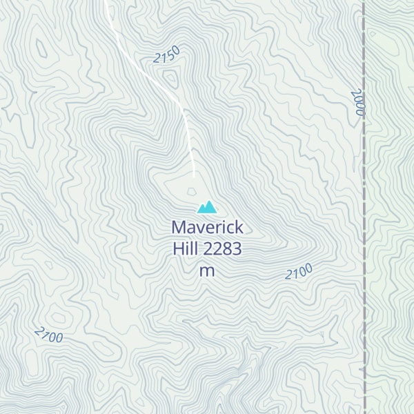 Map of Maverick Hill