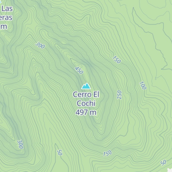 Map of Cerro El Cochi