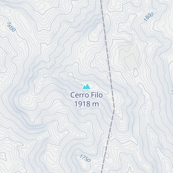 Map of Cerro Filo