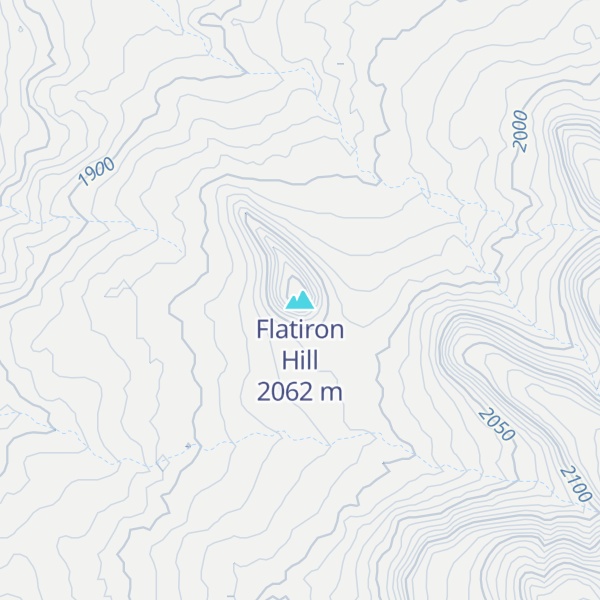 Map of Flatiron Hill