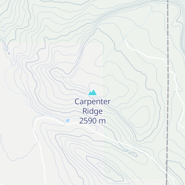 Map of Carpenter Ridge
