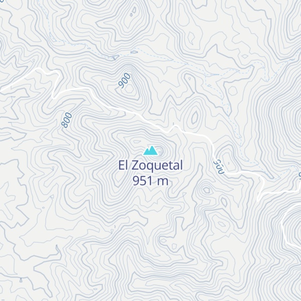 Map of El Zoquetal