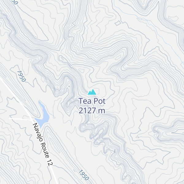 Map of Tea Pot