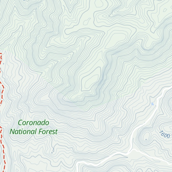 Map of Outlaw Mountain