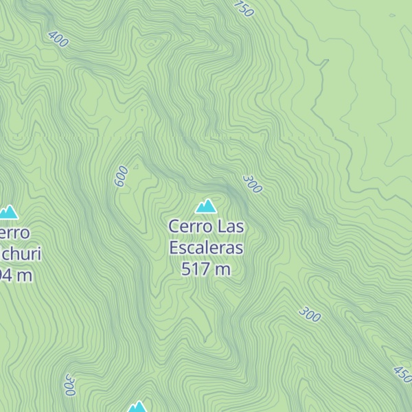 Map of Cerro Las Escaleras