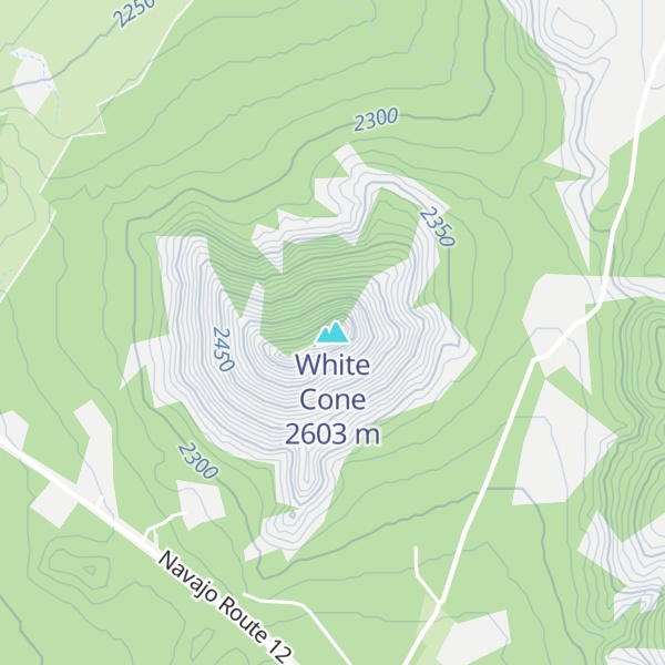 Map of White Cone