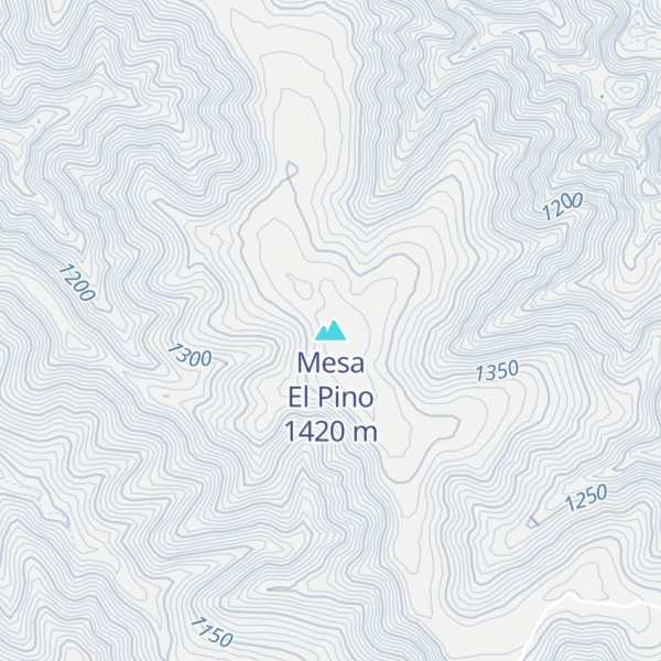 Map of Mesa El Pino