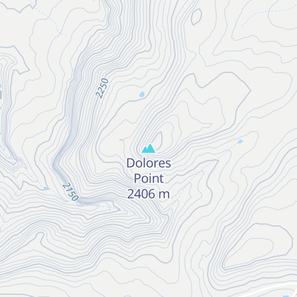 Map of Dolores Point