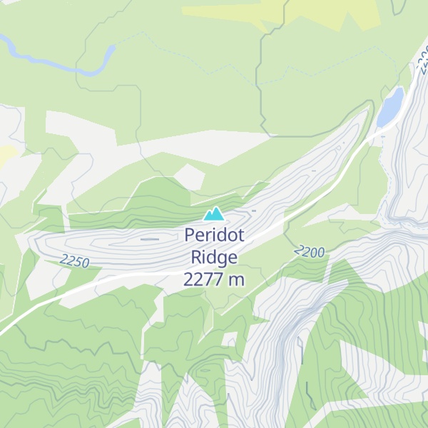 Map of Peridot Ridge